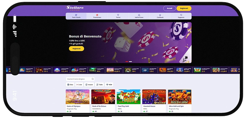 Stellare Casino App